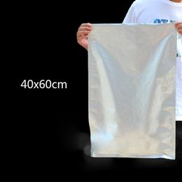 Bolsas de almacenamiento 100 Uds. Papel de aluminio Mylar grande 40x60cm sellado al vacío alimentos para mascotas para perros