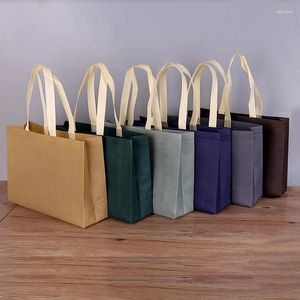 Bolsas de almacenamiento 100 unids/lote, tela no tejida, embalaje de compras con aislamiento, logotipo personalizado de un color en ambos lados, diseño gratuito