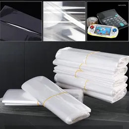 Sacs de rangement 100 pièces POF sac thermorétractable épaississement Film Transparent alimentaire plastique étanchéité emballage cadeau livre emballage