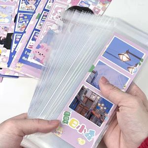 Opbergzakken 100 stuks kleine zelfsluitende verpakkingstas Opp transparant zelfklevend plastic bladwijzer Idol Pocard-display