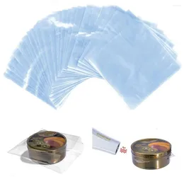 Sacs de rangement 100pcs Sac en plastique PVC transparent Film de casse-pliage à thermos