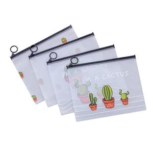 Sacs de rangement 10 PCS/LOT sac de voyage fermeture éclair joint organisateur je suis un Cactus chaussettes sous-vêtements crayons cosmétique