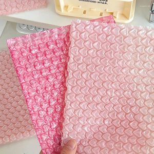 Opbergzakken 10 stuks Roze Liefde Bubble Verpakking Zak Envelop Gewatteerd Leuke Klassieke Zakelijke Mailing Waterdichte Sieraden