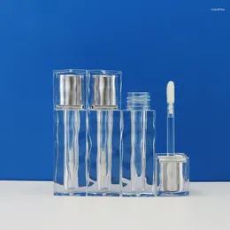 Bolsas de almacenamiento 10pcsplastic Clear Corrugated Lip Brazed Tube 3ML Plastic Gloss Bottle Lipstick líquido Packle vacío