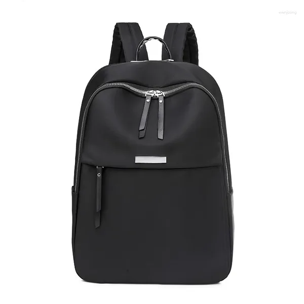 Bolsas de almacenamiento de 14 pulgadas mochila mochila bolso para laptop escuela para hombres con estilo de tela oxford simple