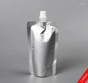 Opbergtassen 150 ml zilveren aluminium folie Foly Grade Stand Up Spout Beverage Bag SN3147