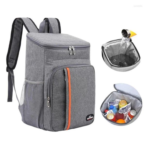 Bolsas de almacenamiento 18L extra grande de comida térmica refrescante para llevar caja de refrigerador caja de refrigerador fresco entrega de entrega mochila fresca