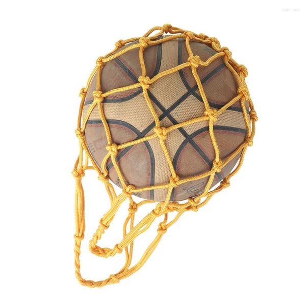 Sacs de rangement 1pc basket-ball suspendu panier en maille épaississement équipement de Sport sac en filet Portable Polyester