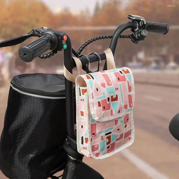 Bolsas de almacenamiento 1 PC Bolsa de bicicleta Manillar impermeable Ceta de tubo delantera Ciclismo para el marco de carretera Accesorios de mochila de hombro de bolsillo