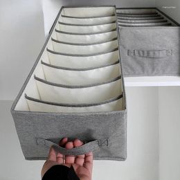 Opbergtassen 1 stc grijs 9 roosterbox niet geweven duurzame wasbare ruimte reddende gelaagde opstelling broek kleding ondergoed garderobe