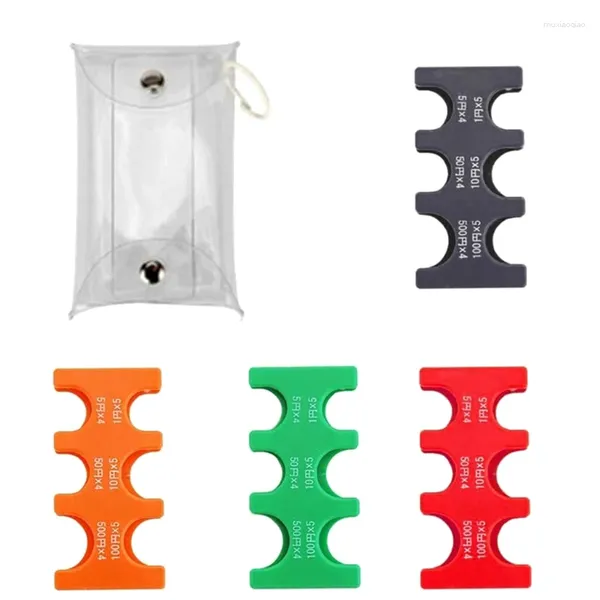 Sacs de rangement 1pc Plastique Boîte College College Purse portefeuille Organisateur de portefeuille pour le changeur de voiture Mini outils de distributeur en euros