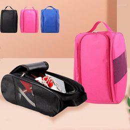 Opbergtassen 1 st 1 draagbare mini golfschoentas nylon carrier golfbalhouder lichtgewicht ademende buidelpakket tee sportaccessoires