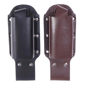 Opbergzakken 1 st Draagbare PU Leer Metalen Holster Fles Taille Bier Heuptas Handige Wijnflessen Drank Kan Holder305N