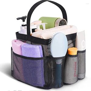 Bolsas de almacenamiento 1pc Viajes Organizador de natación portátil Moderno Simple Handheld Beach Bag Multifuncional Mesh Laving Fitness Baño de ducha