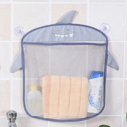 Sacs de rangement 1pcs Cartoon Animal Durable Bath Toys Child Kids Panier de panier Mesh Sac Organisateur de salle de bain avec aspiration