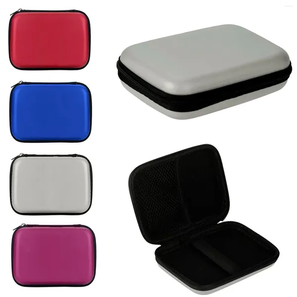 Sacs de rangement 2 sac HDD de 5 pouces HDD externe USB Disque Disque Disque Mini Câbles COUVERNE