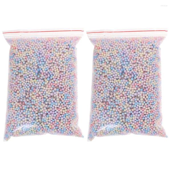 Bolsas de almacenamiento 2 paquetes de bolas de micro espuma de empaquetado Caja de regalo Artículos a granel Regalos Suministros de canasta de canasta Namas de dama de honor