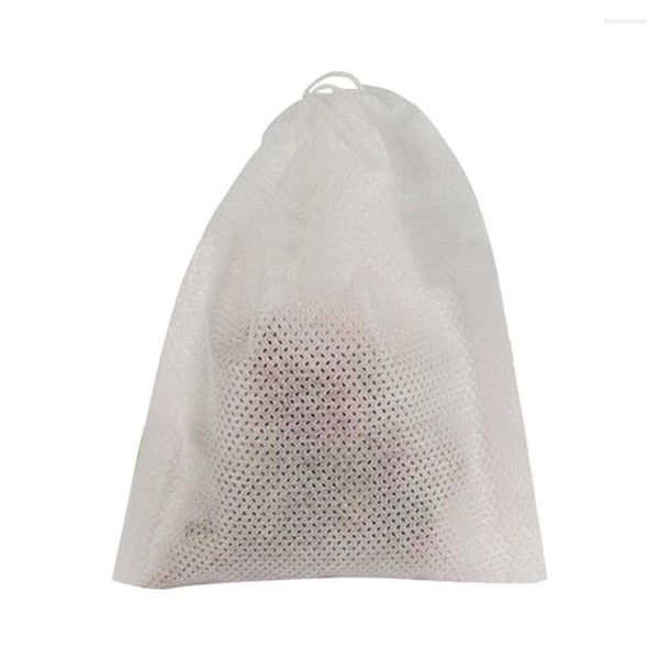 Bolsas de almacenamiento, 200 Uds., organizador de filtro desechable de té con cordón no tejido vacío, accesorios de viaje al vacío