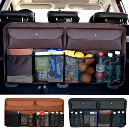 Opbergtassen 2023 Auto -stoel rugtas Multi Pocket Organizer beschermer voor kinderen kickmat