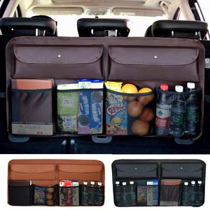 Sacs de rangement 2023 Sac arrière de siège de voiture Multi Pocket Organisateur Protecteur pour enfants Kick Mat