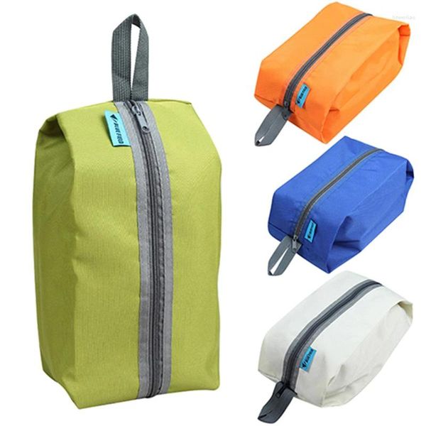 Bolsas de almacenamiento 2024 Llegada disponible Oxford Oxford Travel Bag Nylon Portable Organizador de calzado POTO