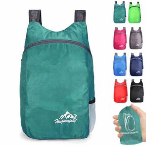 Opbergtassen 20l rugzak lichtgewicht opvouwbare rugzak waterdichte vouwzak ultralight outdoor pack vrouwen mannen wandelen