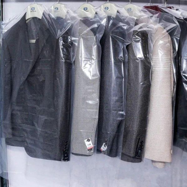 Bolsas de almacenamiento de 20 piezas vestimenta de ropa traje de vestir para el polvo protector de protección bolso de armario
