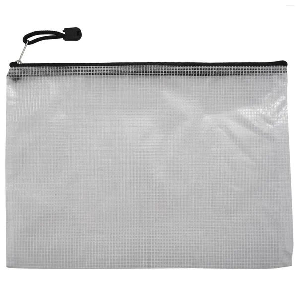 Bolsas de almacenamiento 20 unids B5 Bolsa de documentos con cremallera Juegos de mesa con cremallera para oficina Escuela Viajes en casa 11.4 x 8.2 pulgadas