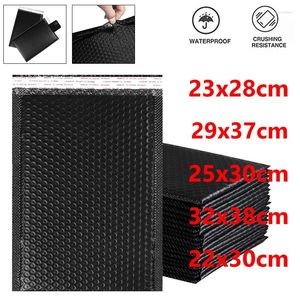 Opbergzakken 20PCS Bubble Mailers Grote Maat Poly Mailer Self Seal Gevoerde Enveloppen Gift Zwarte Verpakking Envelop Voor boek