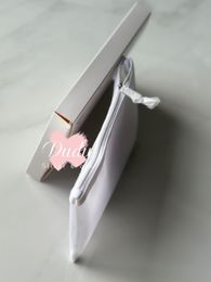 Opbergzakken 23X15cm wit gaaszakje schoonheidscadeau organisatie klassiek borduurwerk brievenbus geschenkverpakking