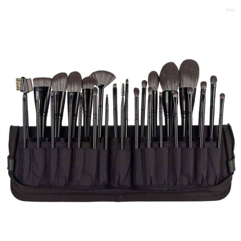 Sacos de armazenamento 29 buracos profissionais dobras impermeáveis ​​femininas de maquiagem Ferramentas de bolsa de bolsa Travel Powder Powder Cosmetic higienetry case