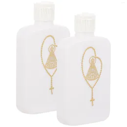 Sacs de rangement 2pcs bouteilles d'eau bénite rechargeables