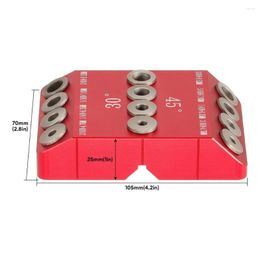 Opbergzakken 30/45/90 ° Hoek Boor Gat Gids Jig Voor Schuine En Rechte Kabel Reling Lag schroef Boren Sjabloon 1 STUKS