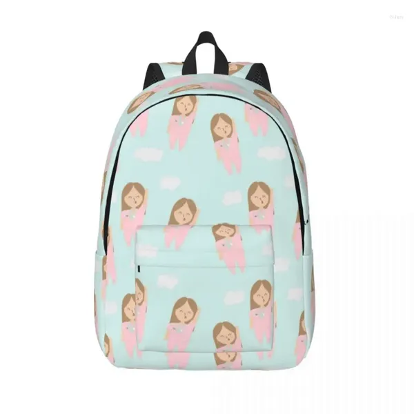 Sacs de rangement 3D Modèle d'impression Canvas Backpacks For Girls Boys Nursing School College Travel Men Women Bookbag Fits 15 pouces