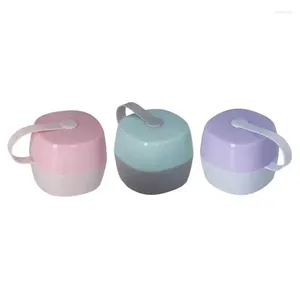 Sacs de rangement 3 pcs de sucette de sucette de qualité alimentaire PP BPA BPA de grande capacité Étui à application large pour le lait en poudre