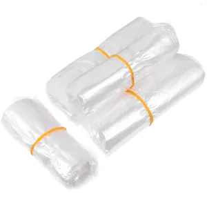 Sacs de rangement 400 pcs Film thermorétractable transparent Transparent PVC Wrap Savons Sac Seal