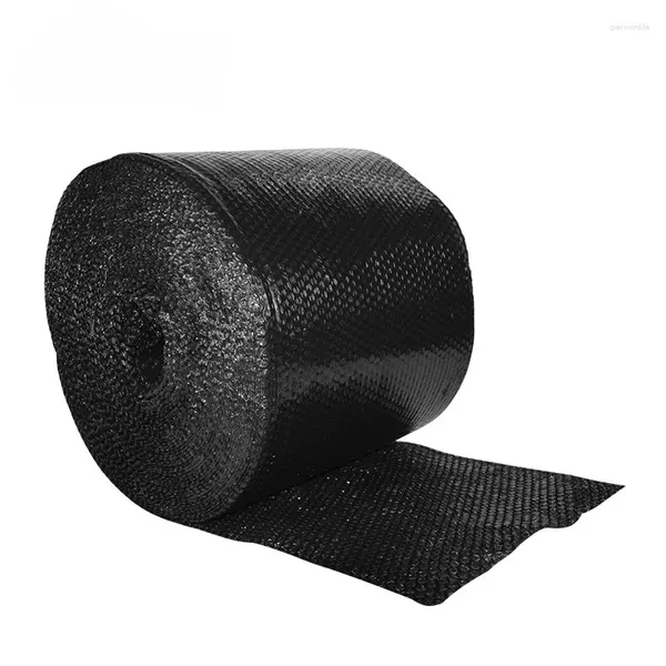 Sacs de rangement 40cmwidth Film de bulle noire Shockproofproof Wrap Roll Sac en papier Emballage Paper Double couche Fragile Pression Relief Transport