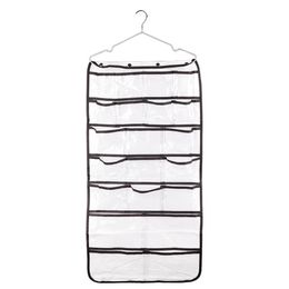 Sacs de rangement 42 poches support suspendu placard organisateur bien rangé porte de garde-robe Rack345f