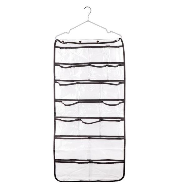 Sacs de rangement 42 poches support suspendu placard organisateur bien rangé porte de garde-robe rack3607559