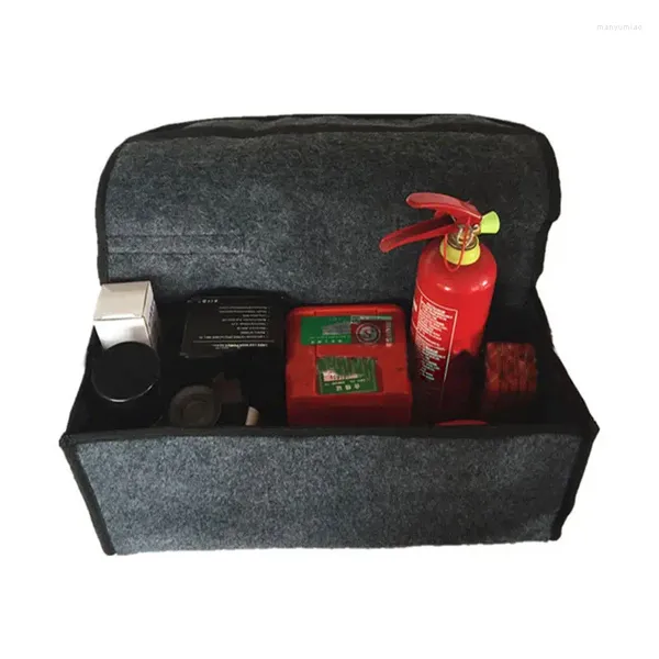 Bolsas de almacenamiento 48x15x23cm asiento automático para el asiento de automóvil de la bolsa multifuncional organizador de la bolsa accesorio de accesorios gris