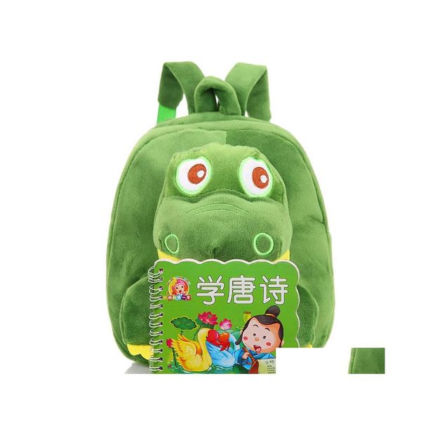 Sacs De Stockage 5 Couleurs Bébé Mignon Dinosaure En Peluche Sac À Dos Enfants Bande Dessinée En Peluche Poupée Enfants Garten École Dh1268 Drop Delivery Home G Dhc1W