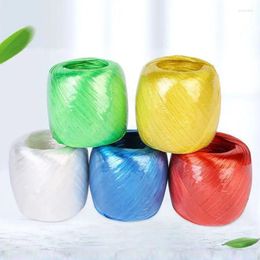 Bolsas de almacenamiento 500m/rollo de plástico Cordillero Color PP Color no deslizante Embalaje Binting Bindo Belting Decorations