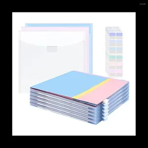 Sacs de rangement 50pcs Organisateur de papier d'album avec des onglets d'index collant de 120pcs pour la maintenance en papier cartonné