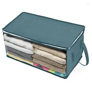 Opbergtassen 5 stks niet-geweven quilt tas kleding doos reizen vouwen voor slaapkamer kast organisator kast