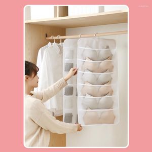 Sacs de rangement 6/12/18 poches pliable garde-robe organisateur porte murale suspendu organisateur soutien-gorge sous-vêtements chaussettes Multi pochette sac