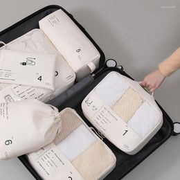 Sacs de rangement 6/3 pièces ensemble voyage étanche organisateur Portable bagages vêtements chaussure bien rangé pochette emballage