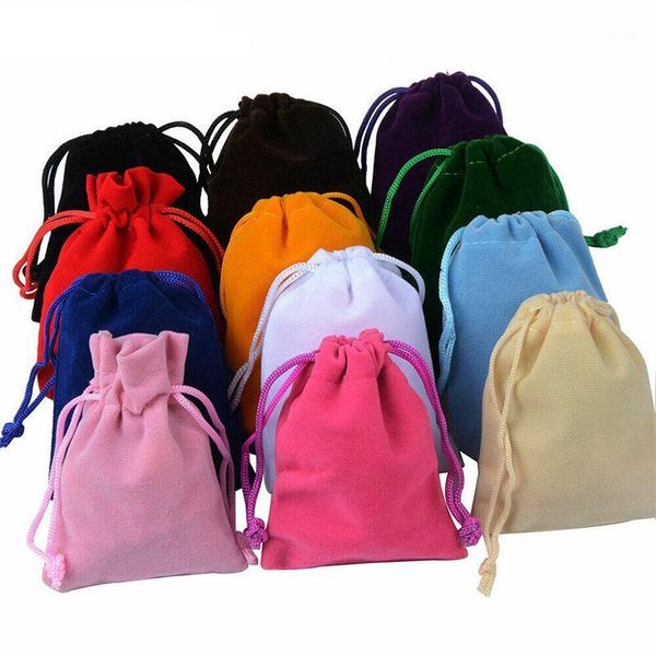 Bolsas de almacenamiento 6 colores Bolsa con cordón Zapatos Anti polvo Ropa de viaje Organizador Ropa no tejida Bolsa resellable 5PCS