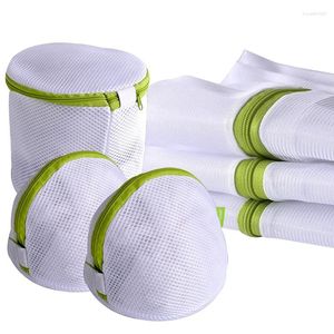 Opbergtassen 6 maten/ingesteld ritssluiting vouwbare waszak beha sokken ondergoed kleding wasmachine bescherming net gaas