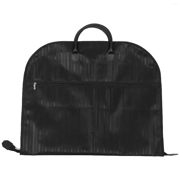 Bolsas de almacenamiento 60x100 cm Vestido a prueba de polvo Ropa Funda Traje Traje Bolsa de ropa Portador de viaje Abrigo Chaqueta Protector de cremallera para el hogar