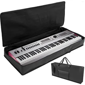 Opbergtassen 61 Key Toetsenbord Gig Bag Gevotte hoes met handgreep en verstelbare schouderband Portable Electric Piano 2 Side